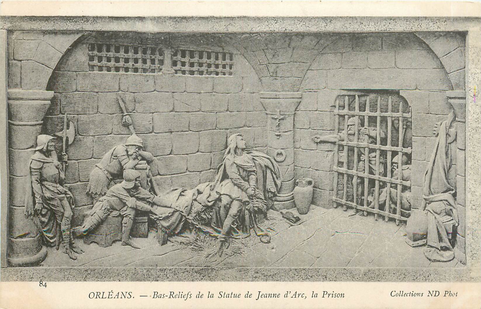 Orléans — Bas-Reliefs de la Statue de Jeanne d'Arc, la Prison — Collections ND Phot