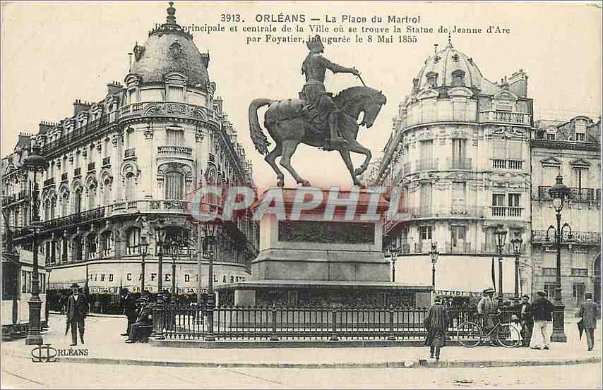 CPA Orleans La Place du Martroi 