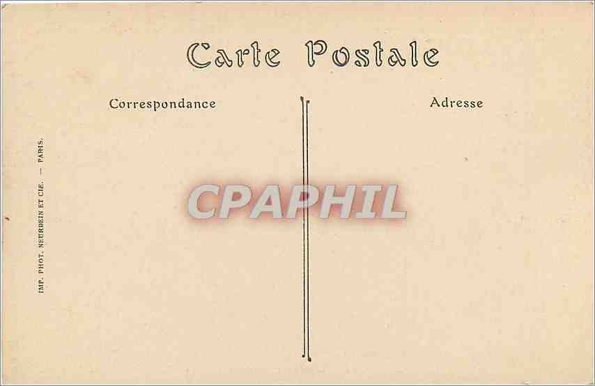 CPA Orleans Vue generale et le Pont George V Tramway — Verso