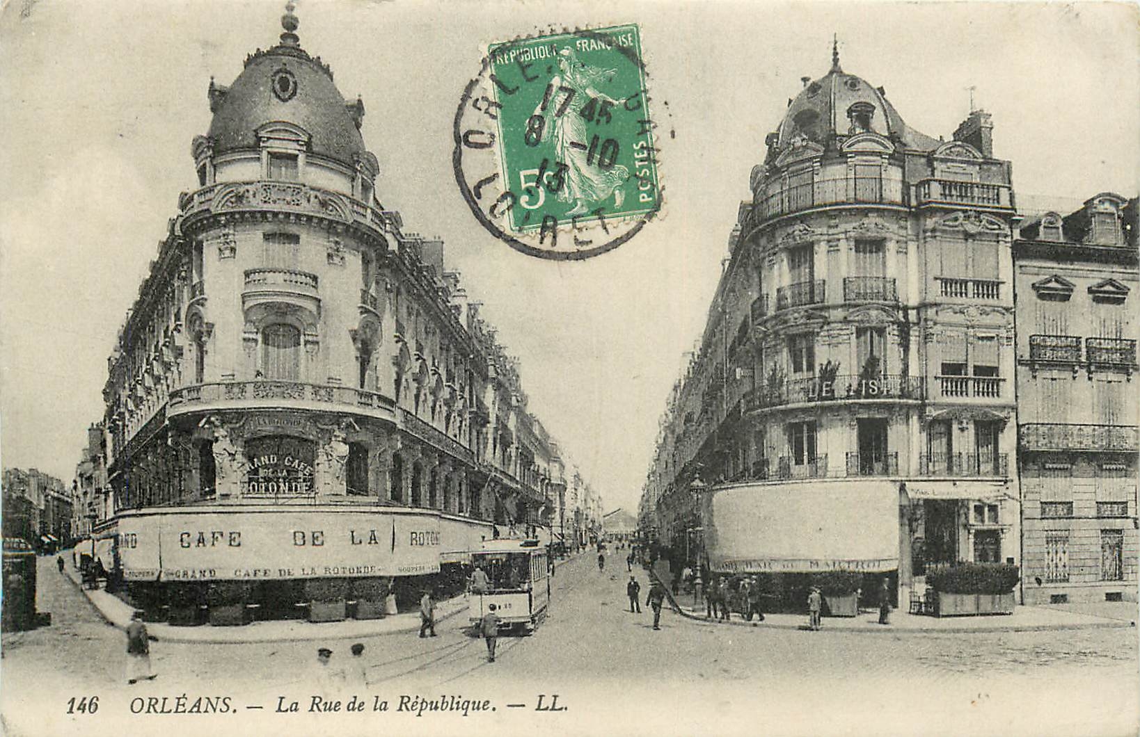CPA Orleans La Rue de la Republique 