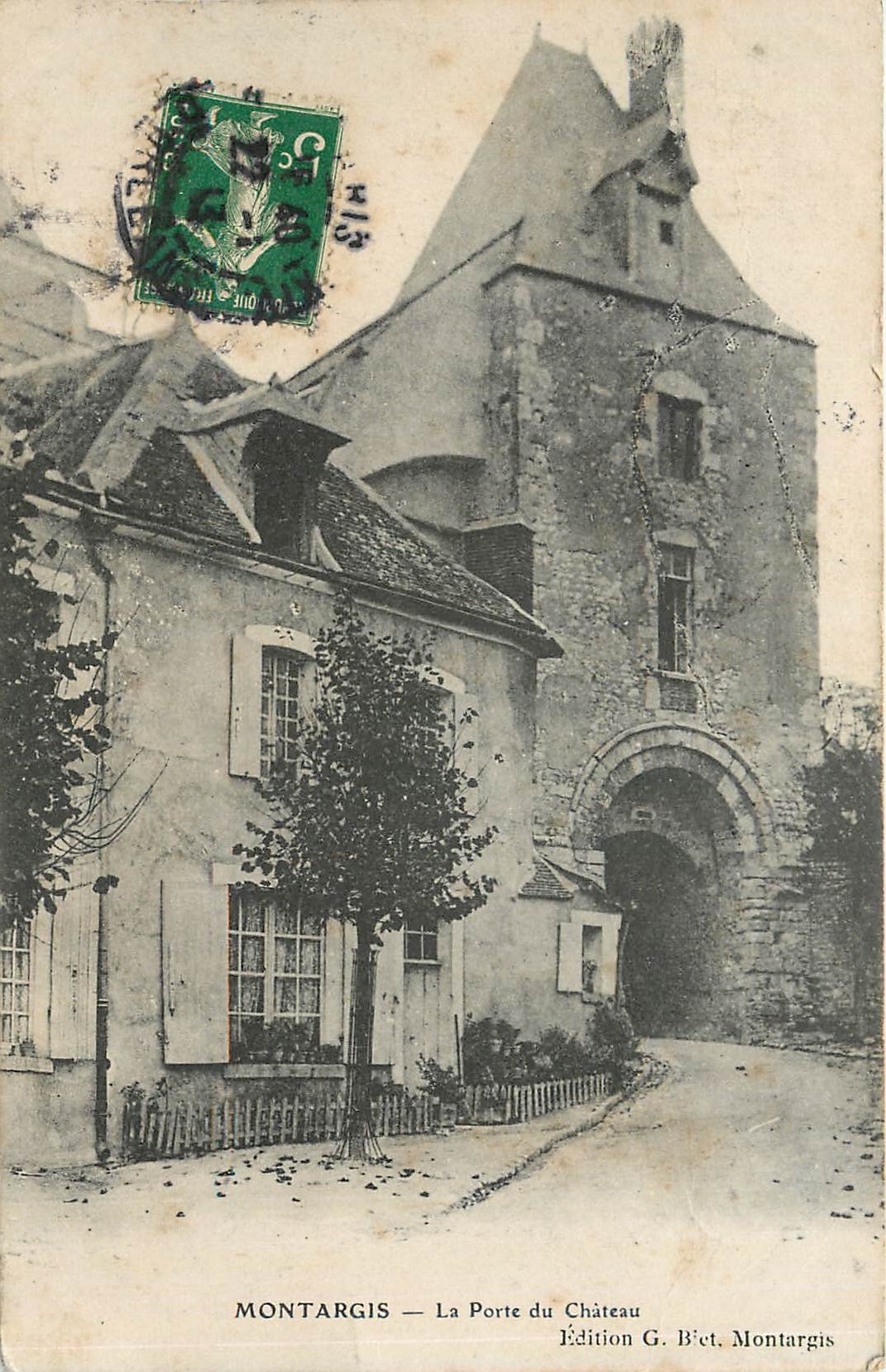 CPA Montargis La Porte du Chateau 