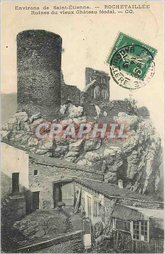 Rochetaillée — Ruines du vieux Château féodal — CG.