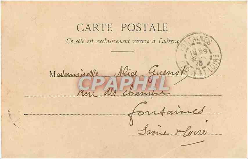 CPA Saint Etienne chez soi Ses Environs Rochetaillee Chateau Rochetaillee  — Rückseite