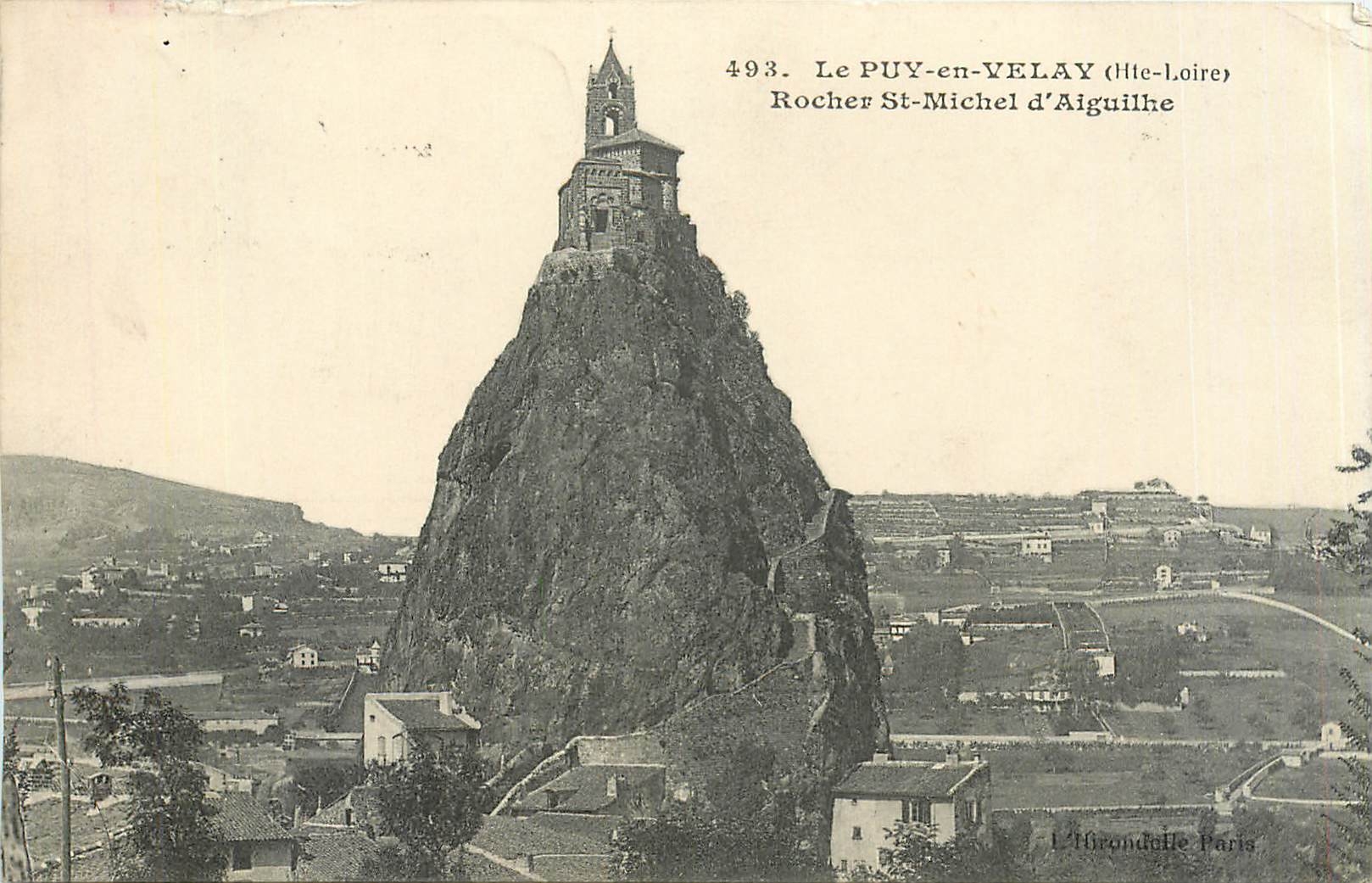 CPA Le Puy en Velay Hte Loiret Rocher St Michel d'Aiguilhe 
