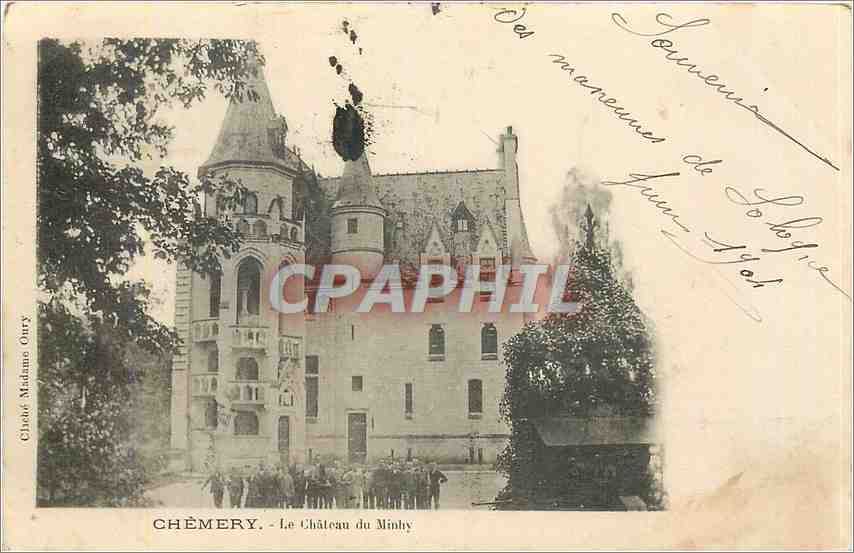 CPA Chemery Le Chateau du Minhy 