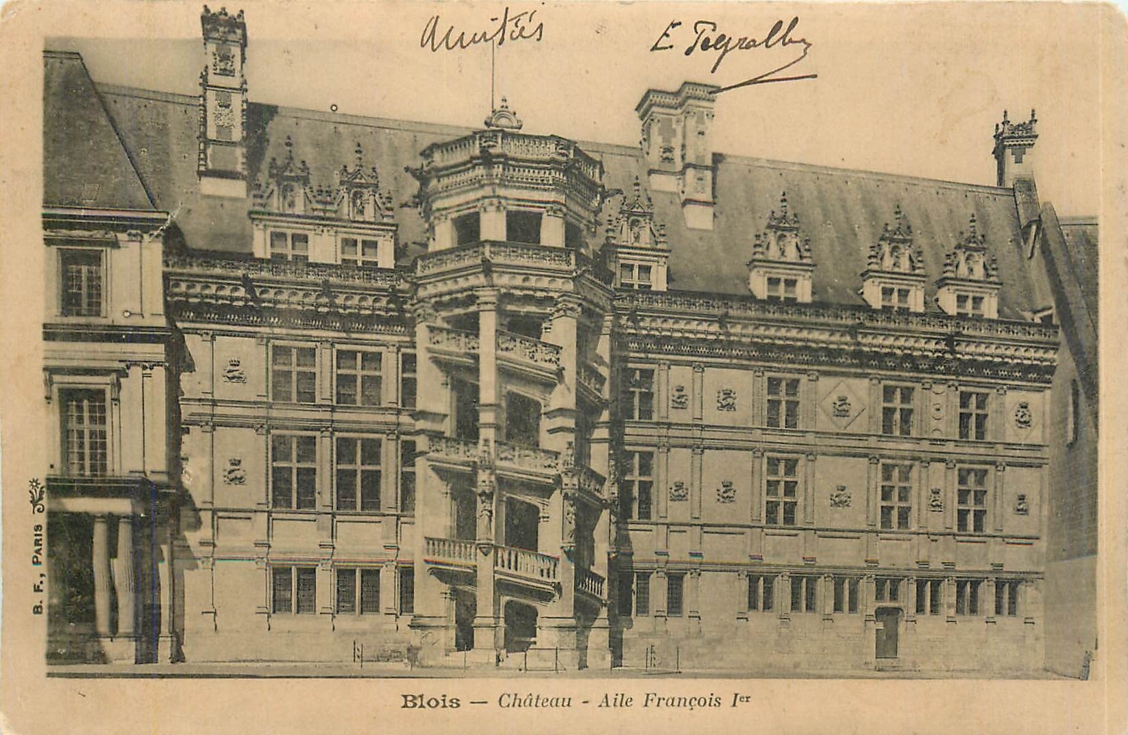 Blois — Château — Aile François Ier — B.F. Paris