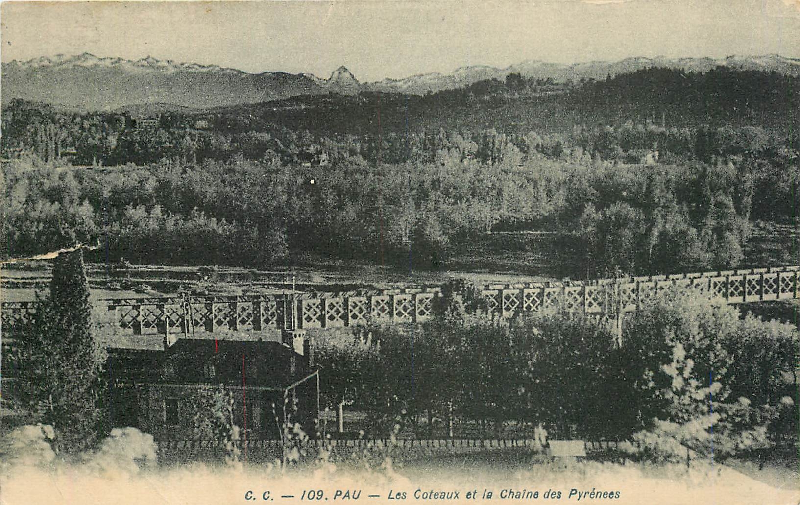 Les Coteaux et la Chaîne des Pyrénées — C.C. — 109. PAU