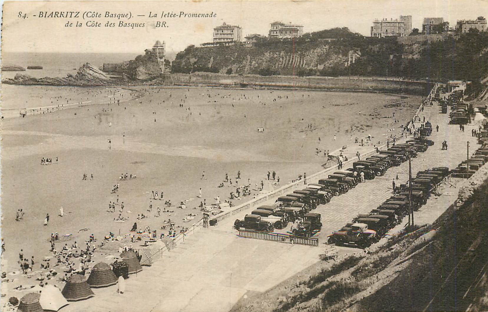 CPA Biarritz Cote Basque La Jetee Promenade de la Cote des Basques 