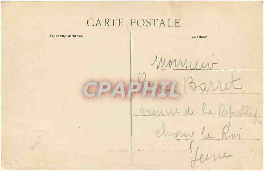 CPA Cognac Tours du Vieux Pont  — Rückseite