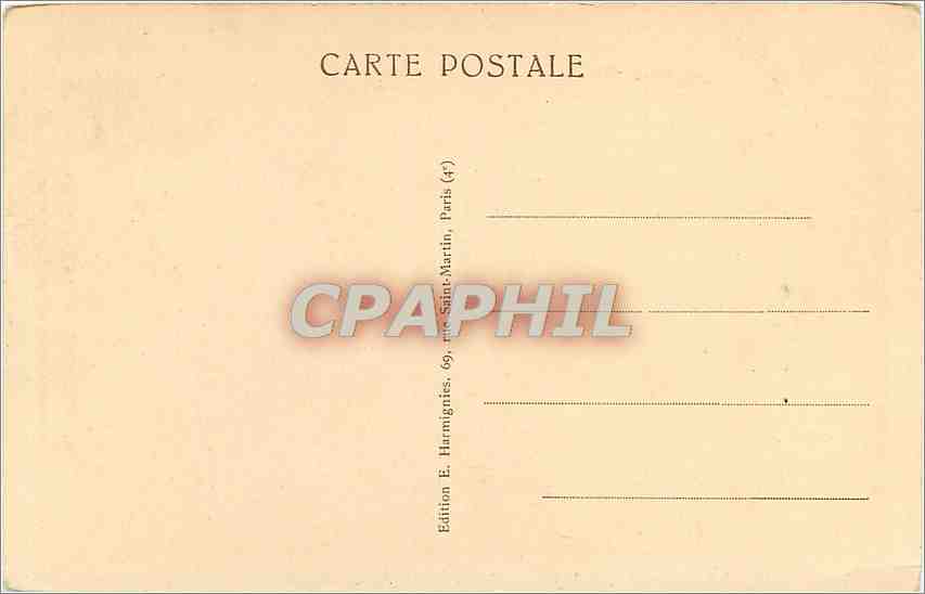 CPA Beauvais La Cathedrale Bas cote Nord et les 2 Horloges  — Rückseite
