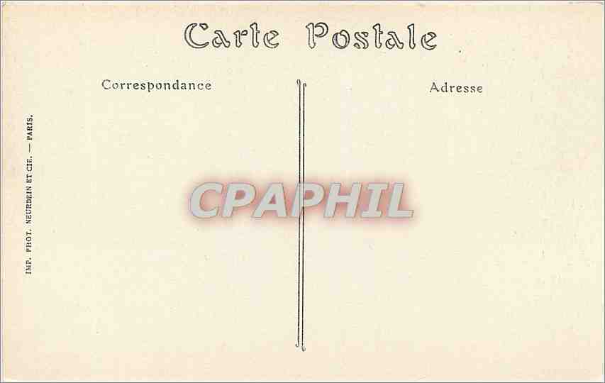 CPA Palais de Compiegne La Salle des Fetes  — Rückseite
