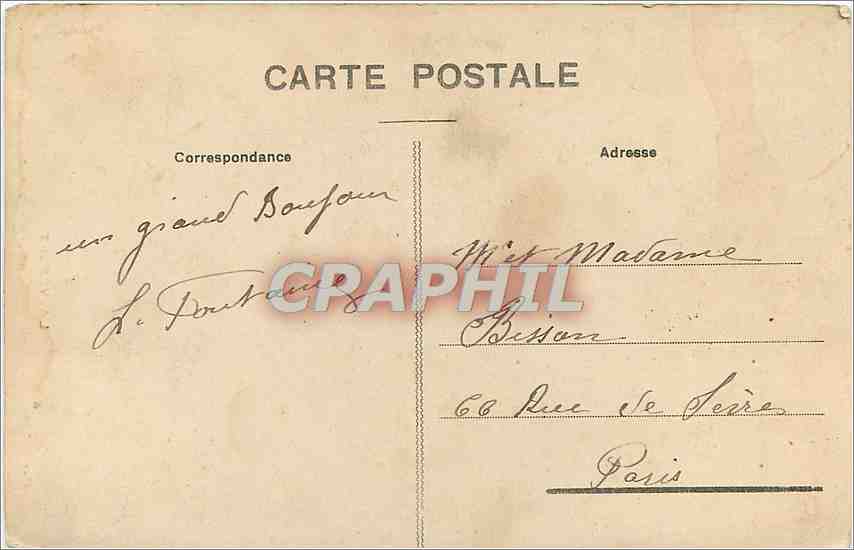 CPA Puy de Dome Mont Dore Vue prise du Funiculaire  — Verso