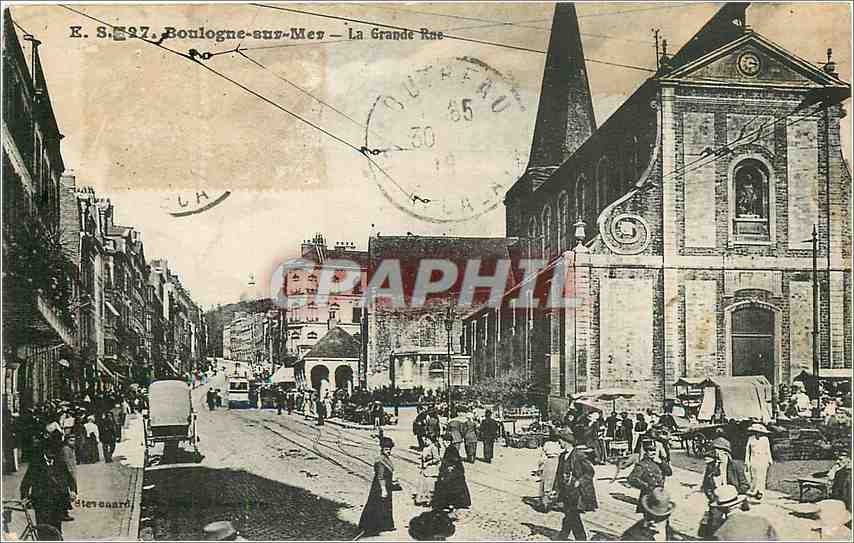 CPA Boulogne sur Mer La Grande Rue 