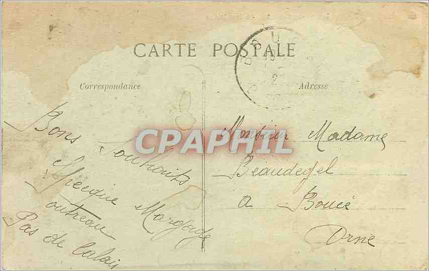 CPA Boulogne sur Mer La Grande Rue  — Rückseite