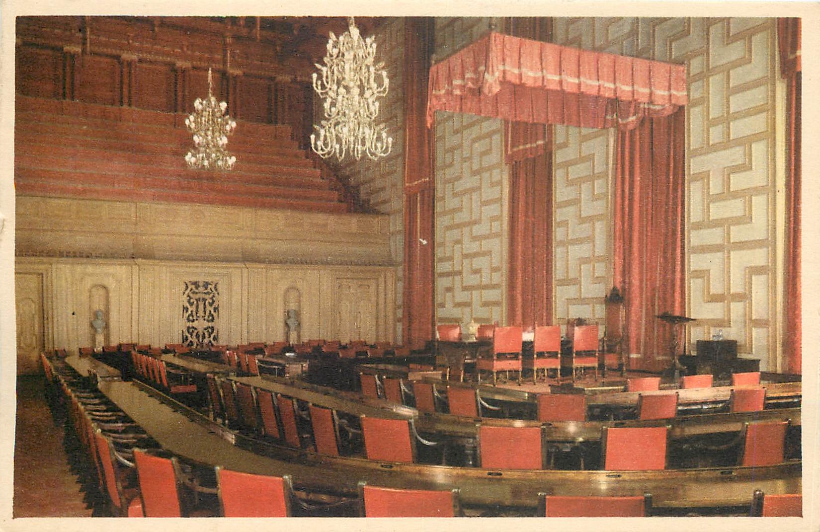 CPA Stadshuset Stockholm Stadsfullmaktiges Radssal City Hall Stackholm Council Room 