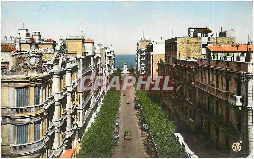 CPA Oran L'Avenue Loubet 
