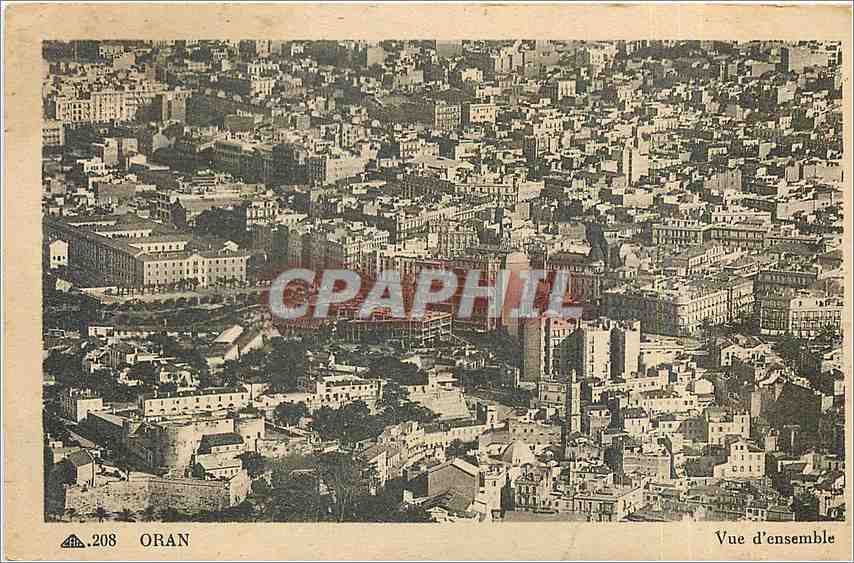 CPA Oran Vue d'Ensemble 