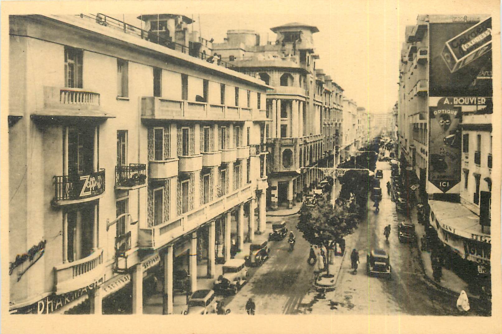 CPA Casablanca Boulevard de la Gare 