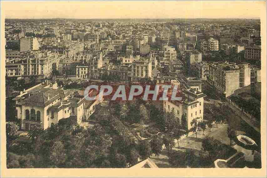 CPA Casablanca Vue sur le quartier Mers Sultan 