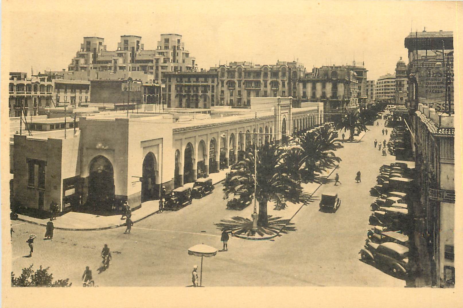 CPA Casablanca Marche central 