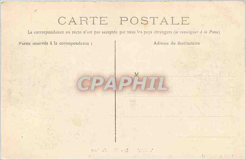 CPA Vichy Une Allee du Parc  — Rückseite