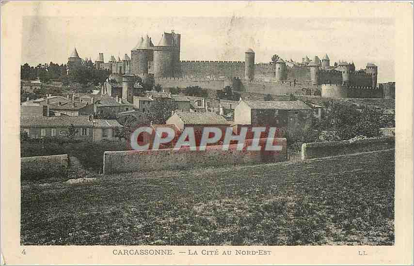 Carcassonne — La Cité au Nord-Est — LL