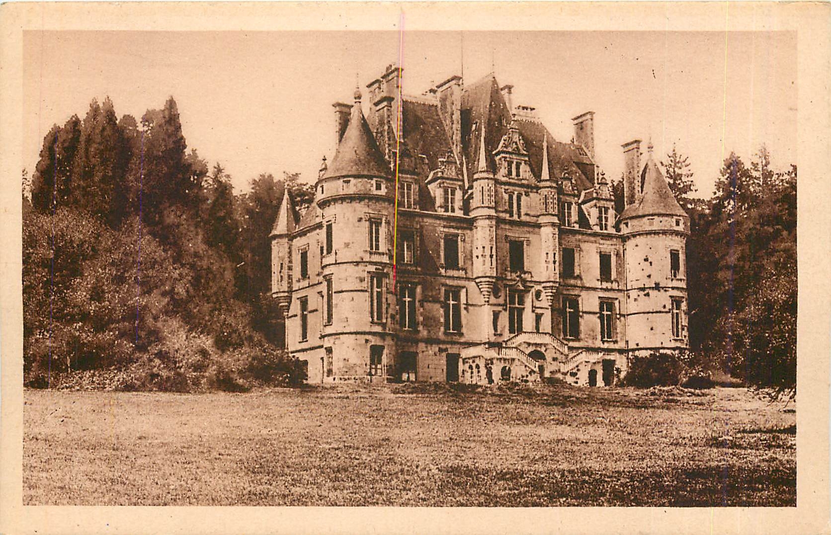 CPA Tesse la Madeleine Le Chateau 