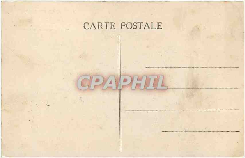 CPA Bordeaux Motif du Monument des Girondins  — Verso