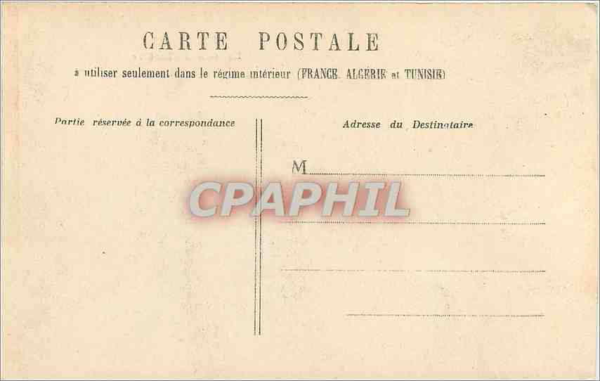 CPA Bordeaux Le Grand Theatre  — Verso