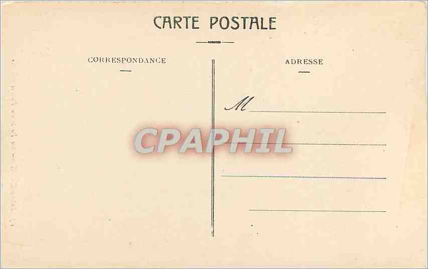 CPA Bordeaux La Porte du Palais  — Verso