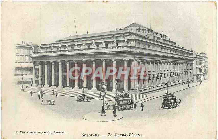 CPA Bordeaux Le Grand Theatre 