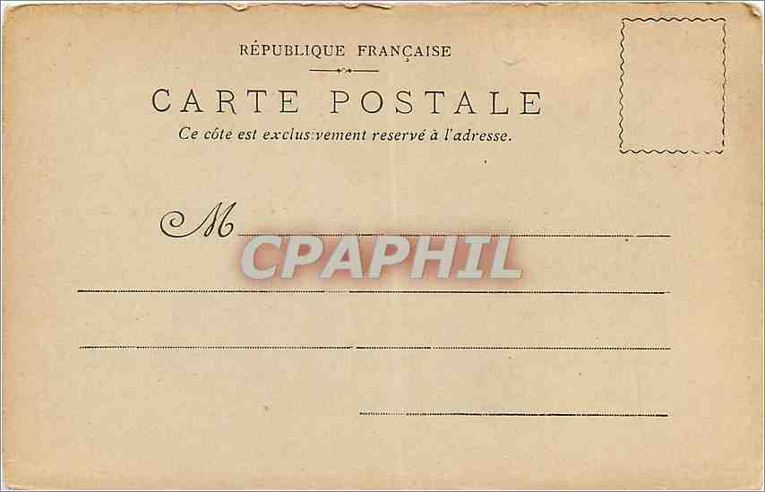 CPA Bordeaux Le Grand Theatre  — Verso