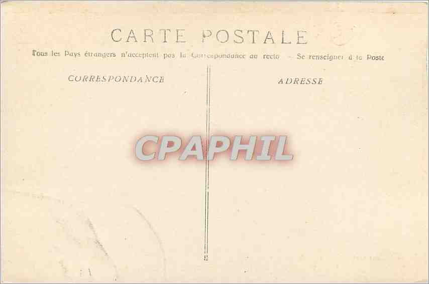 CPA Caveau de St Michel Bordeaux L'Enterre vivant  — Verso