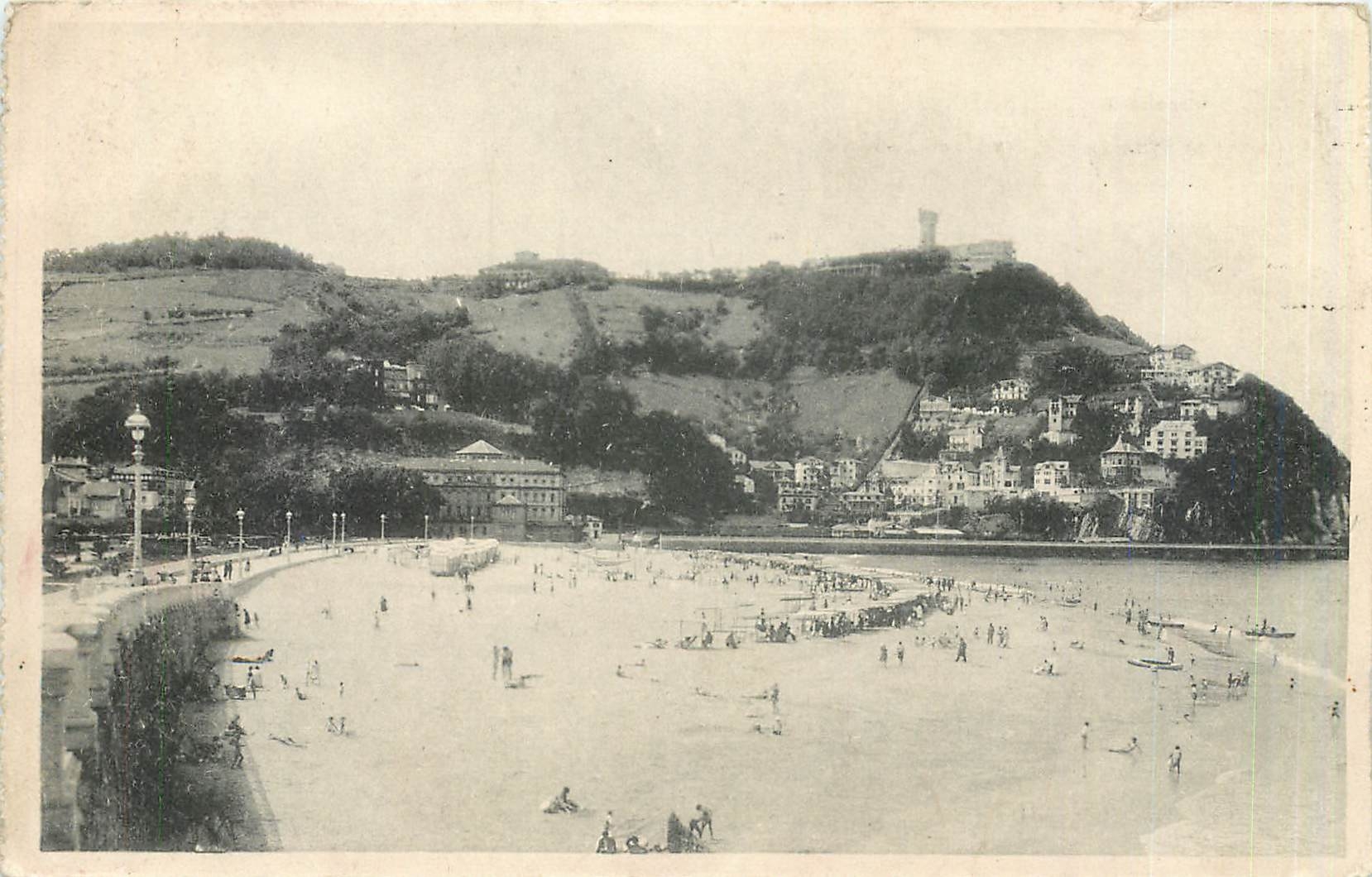 CPA San Sebastian Monte Igueldo y Playa de Ondarreta 