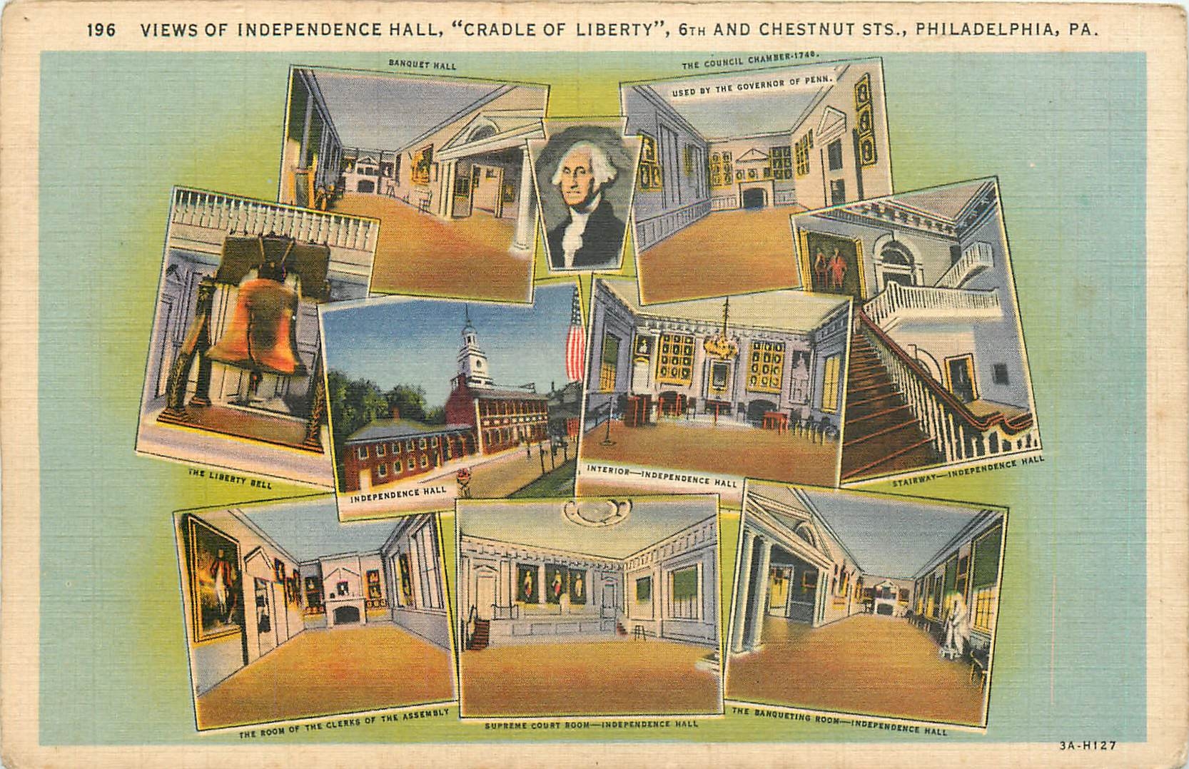 CPA Views of Independence Hall Cradle of Liberty Philadelphia 