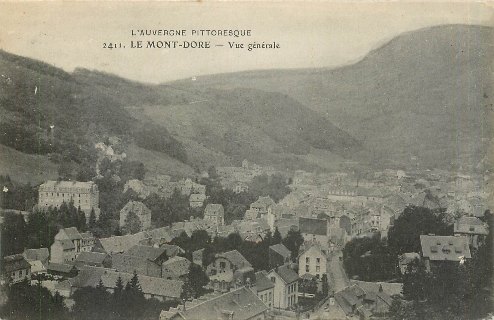CPA Le Mont Dore Vue generale 