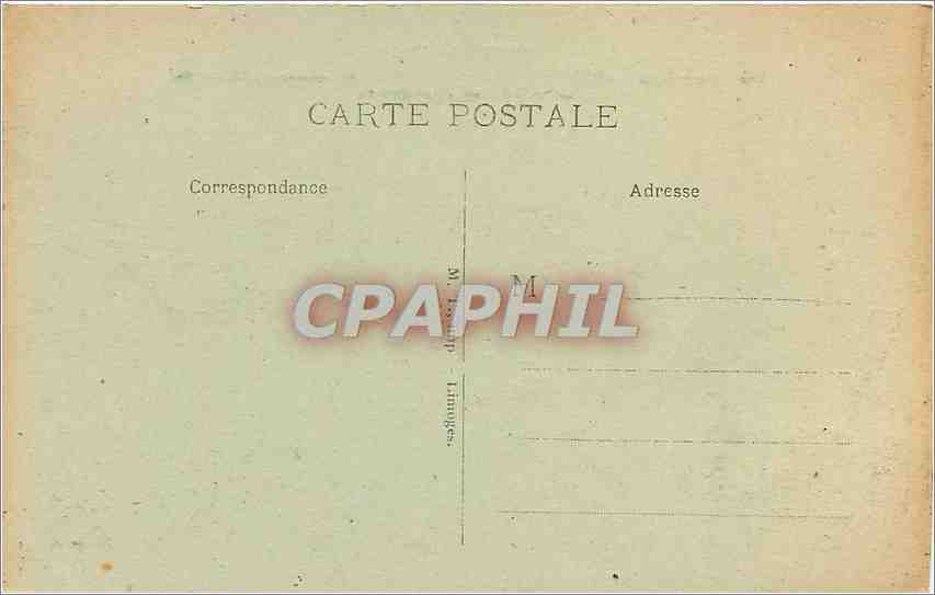 CPA Route de La Bourboule a St Sauves Le Chemin de Chateauneuf La Vallee de Saint Sauvers  — Rückseite