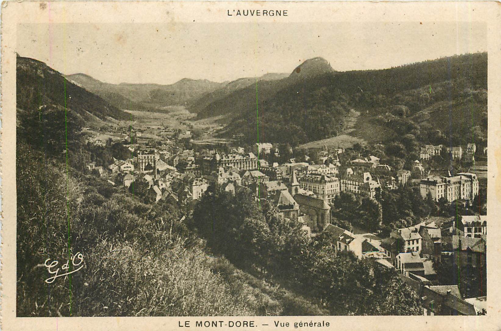 CPA Le Mont Dore Vue generale 