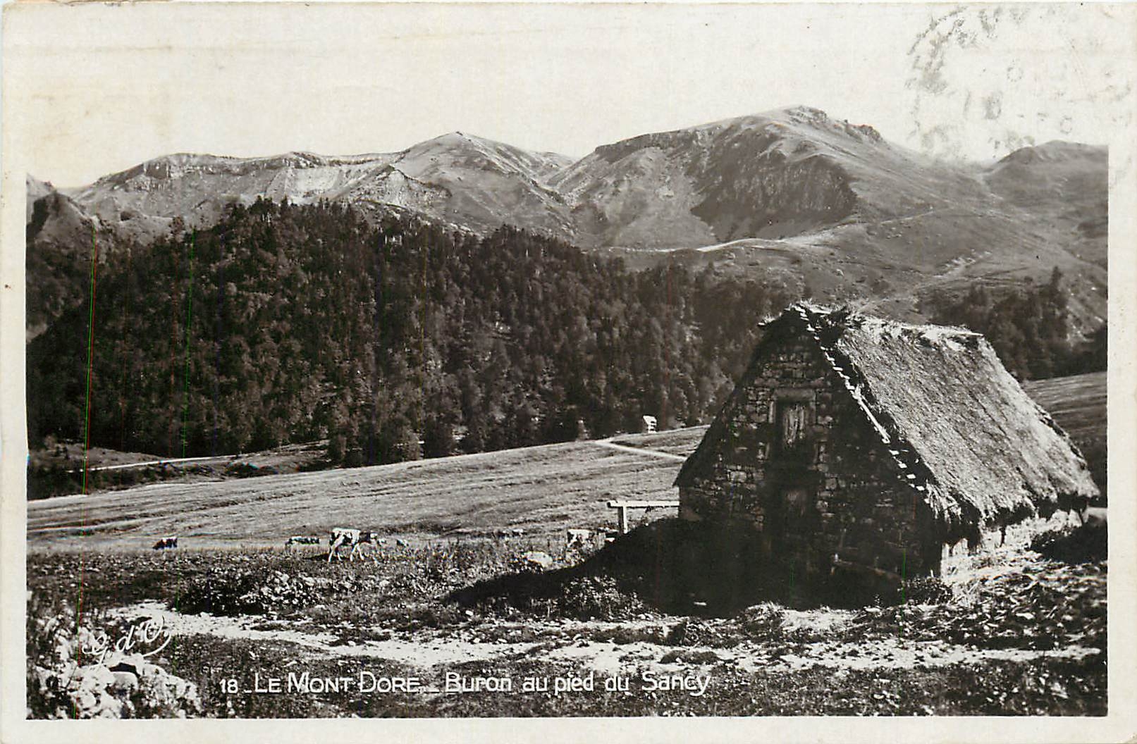 CPA Le Mont Dore Buron au pied du Sancy 