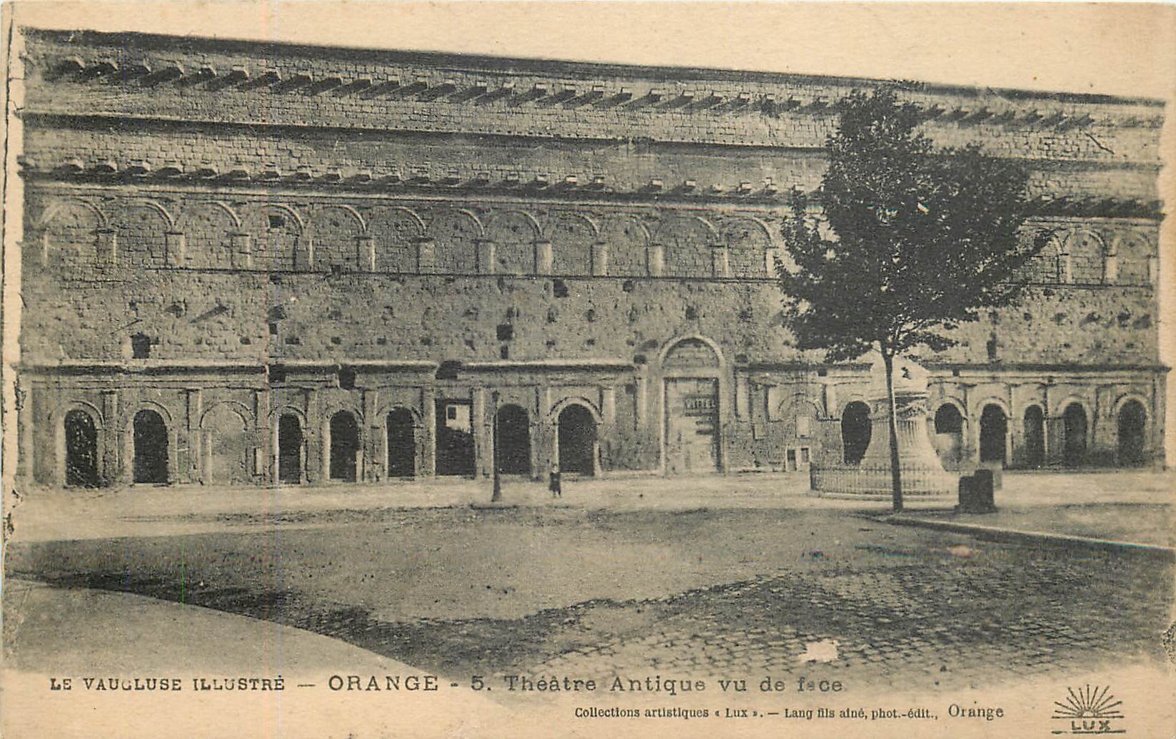 CPA Orange Theatre Antique vu du face 