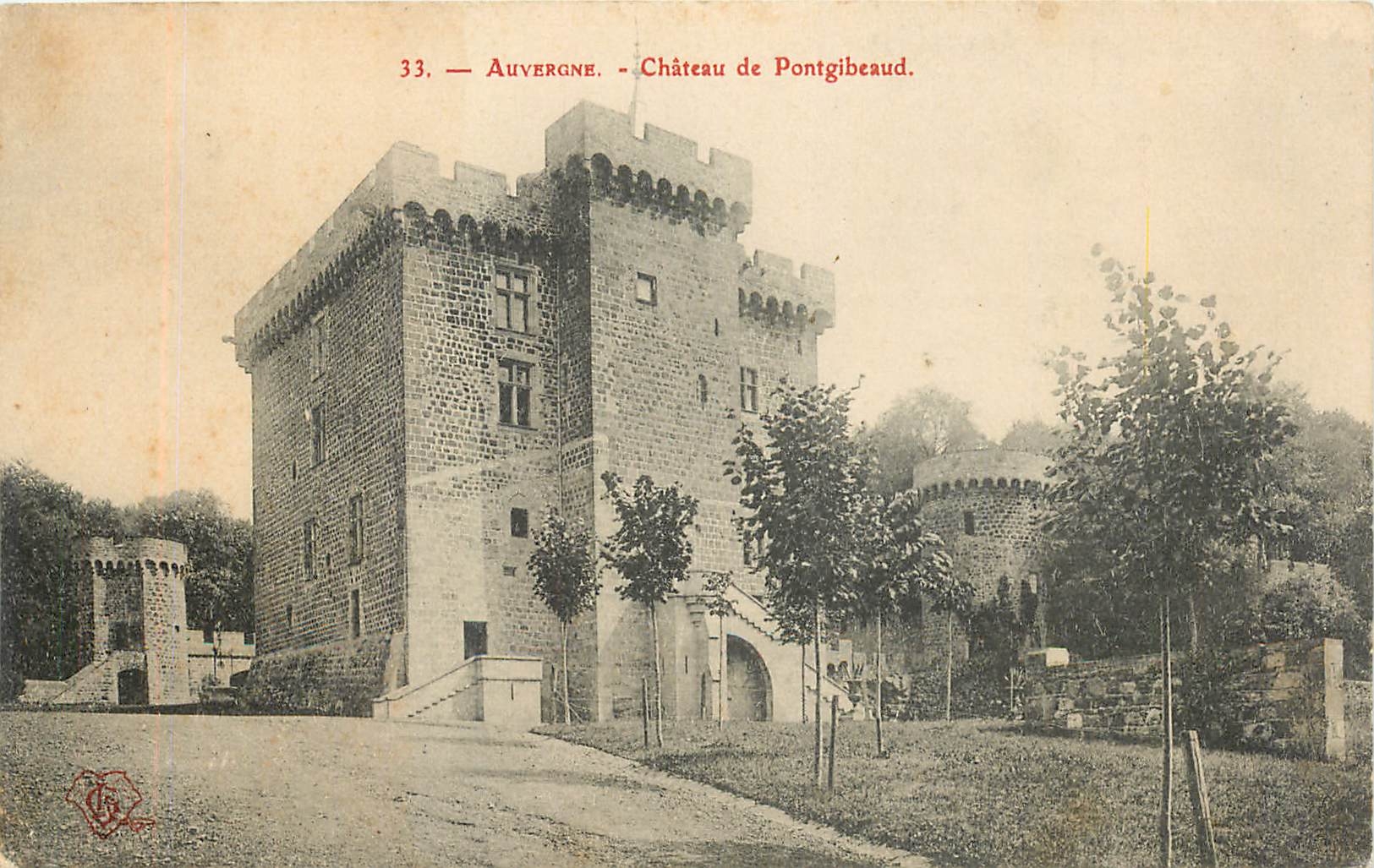 CPA Auvergne Chateau de Pontgibeaud 