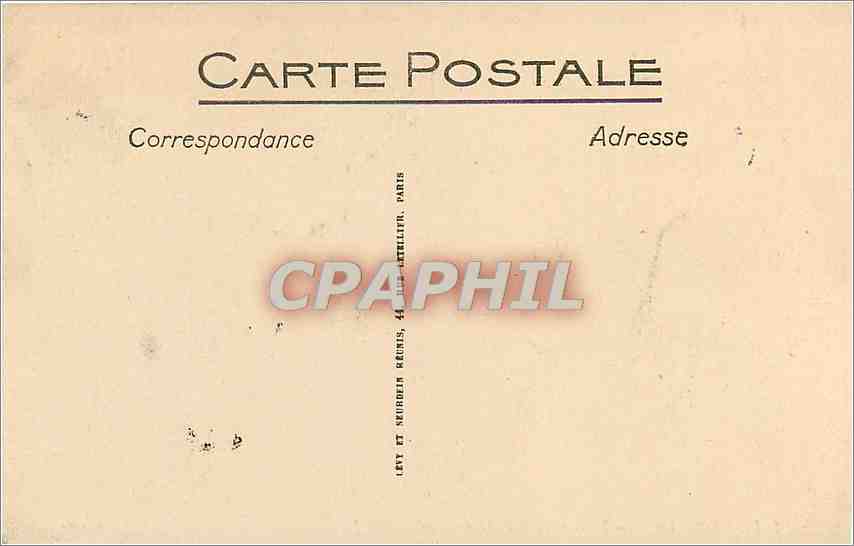 CPA Lourdes La Gare et le Restaurant du Pic du Jer  — Verso