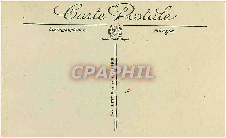CPA Lourdes Funiculaire du Pic du Jer Le Tunnel  — Verso