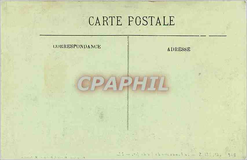 CPA Lourdes Le Funiculaire du Pic du Jer  — Verso