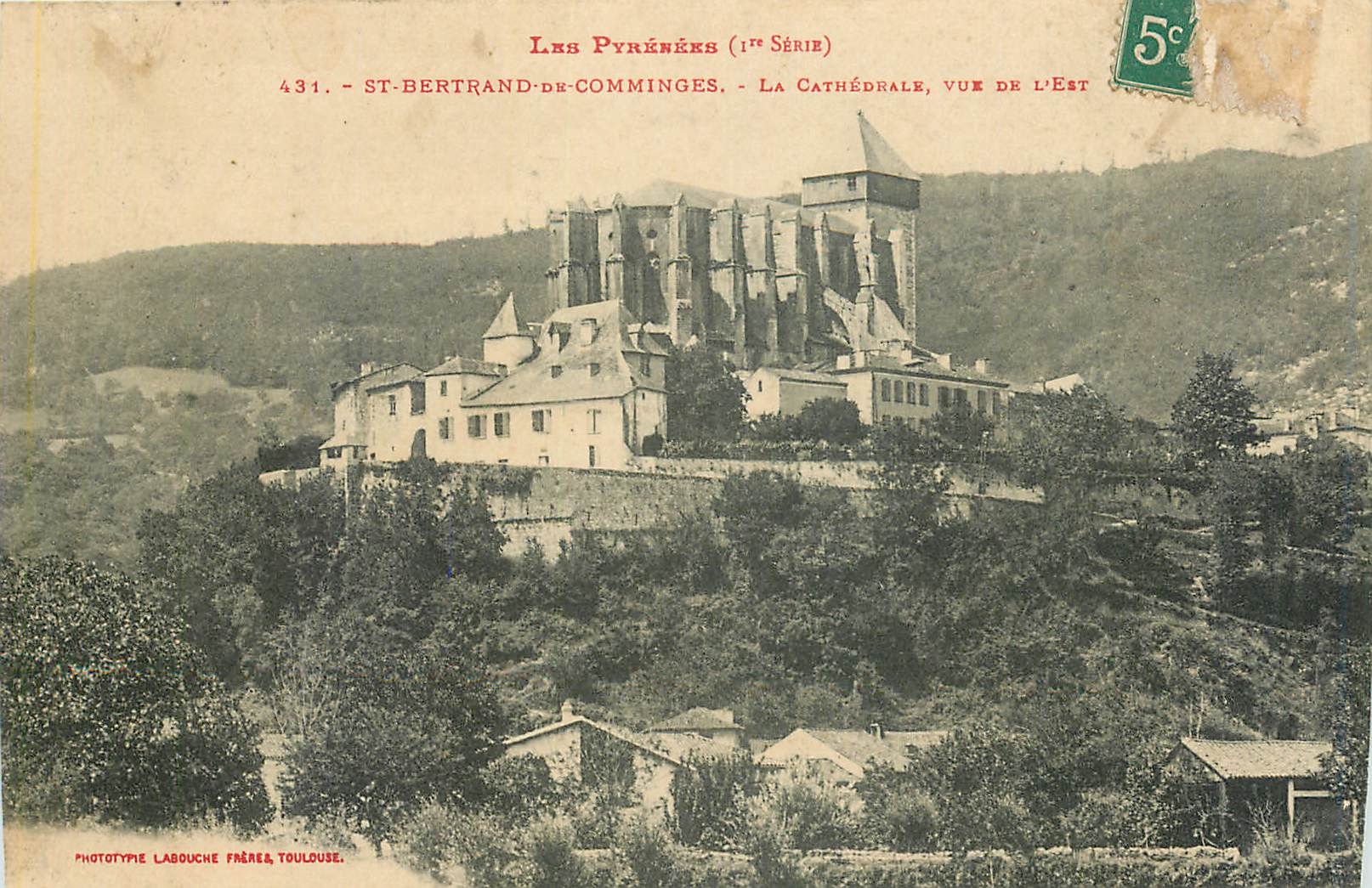 CPA St Bertrand de Comminges La Cathedrale Vue de l'Est 