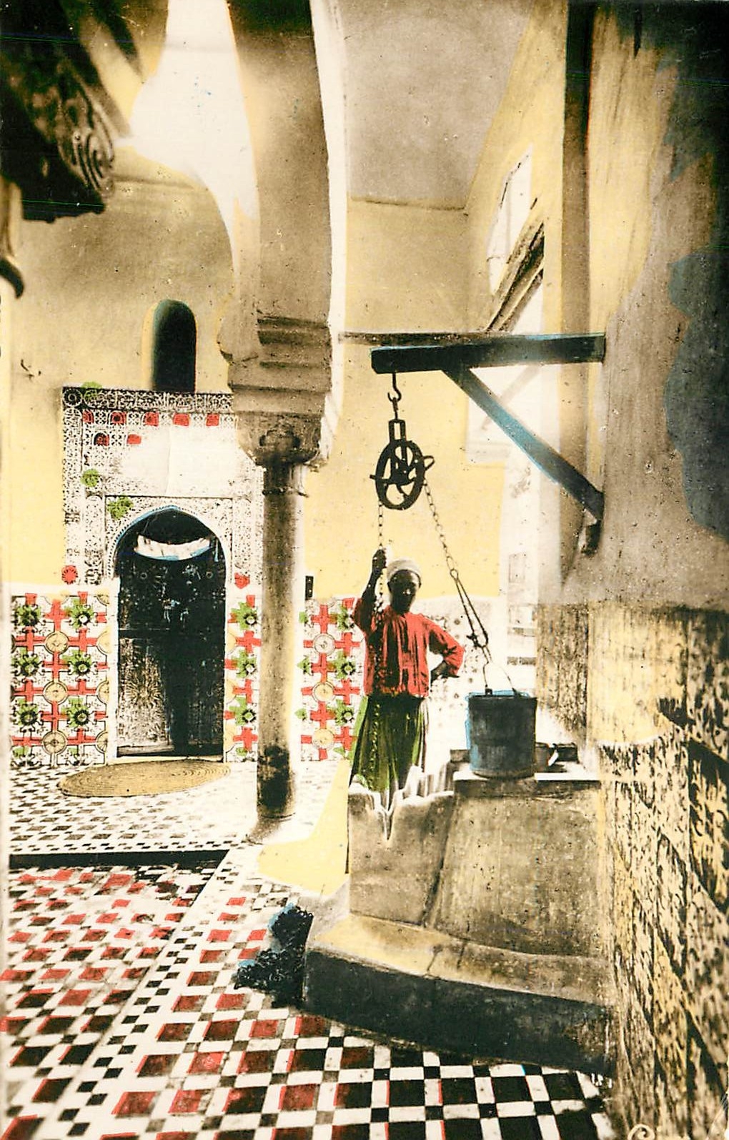 CPA Tlemcen Oran Interieur de la Mosquee de Sidi Bou Medine 