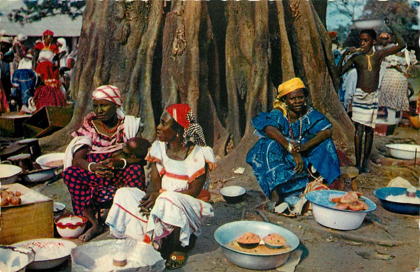 CPA Africa in Pictures Scene de Marche 