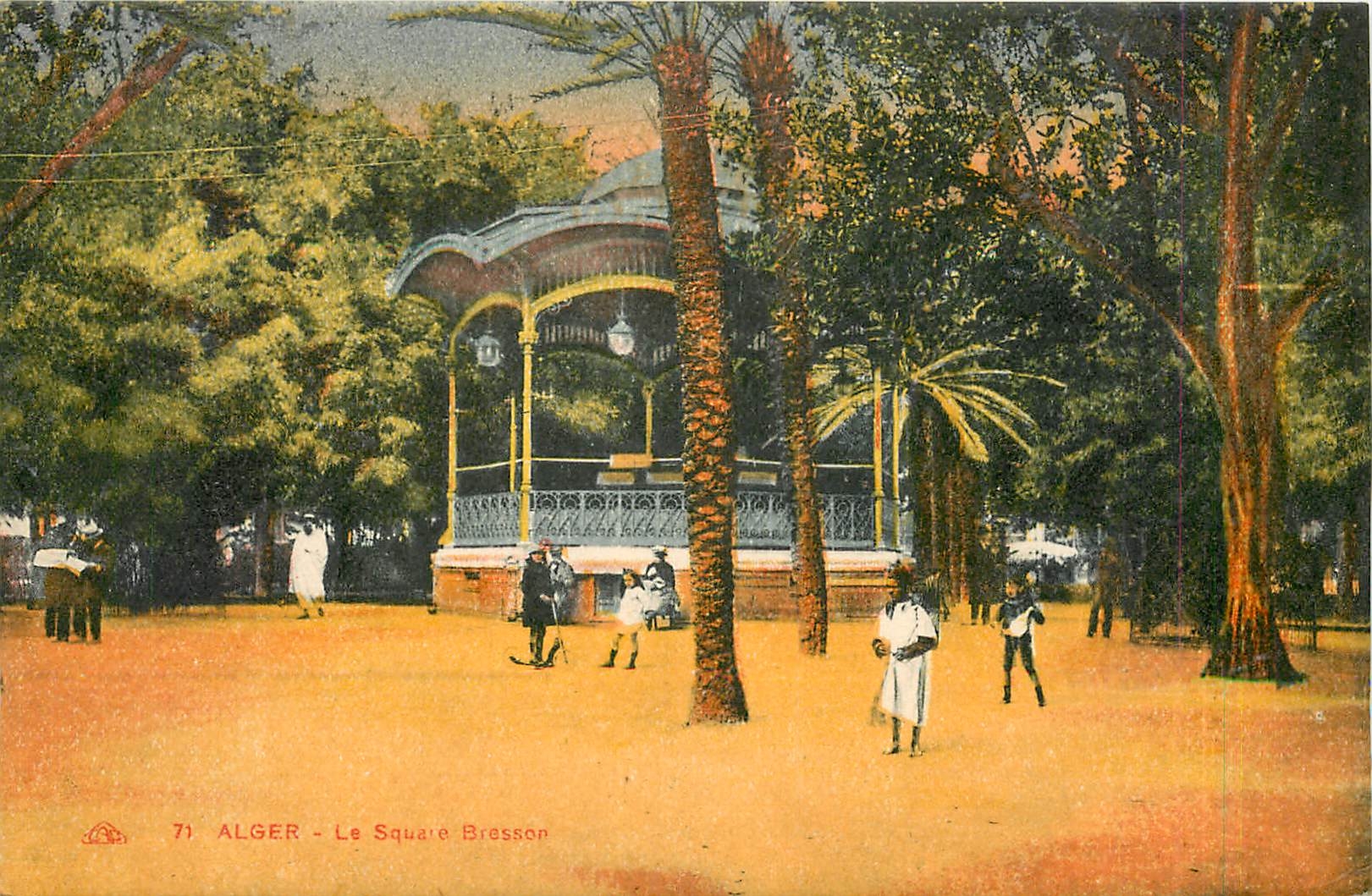 CPA Alger Le Square Bresson 