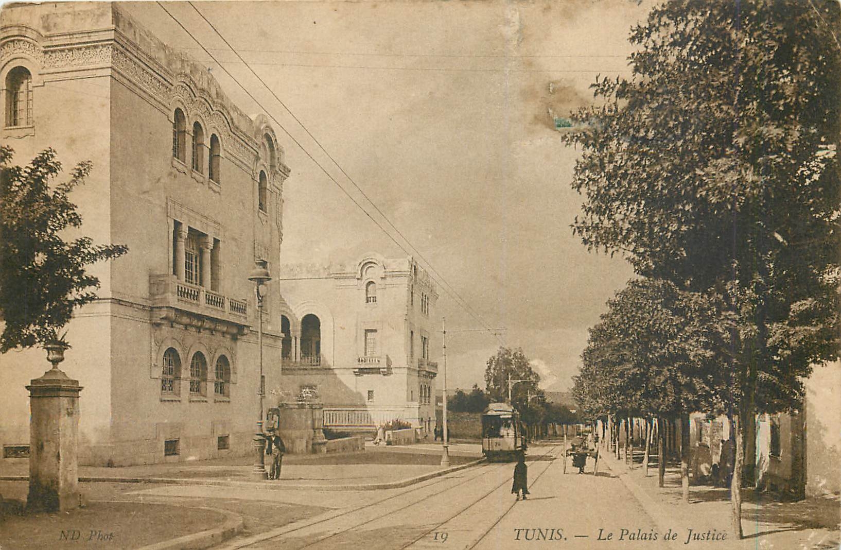 CPA Tunis Le Palais de Justice 