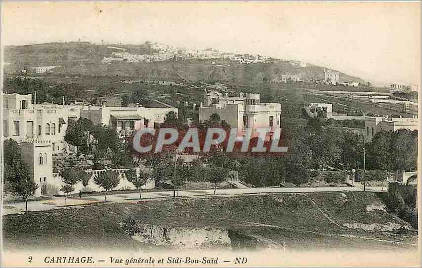 CPA Carthage Vue generale et Sidi Bou Said 